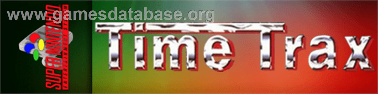 Time Trax - Nintendo SNES - Artwork - Marquee