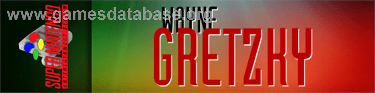 Wayne Gretzky And The Nhlpa All-stars - Nintendo SNES - Artwork - Marquee