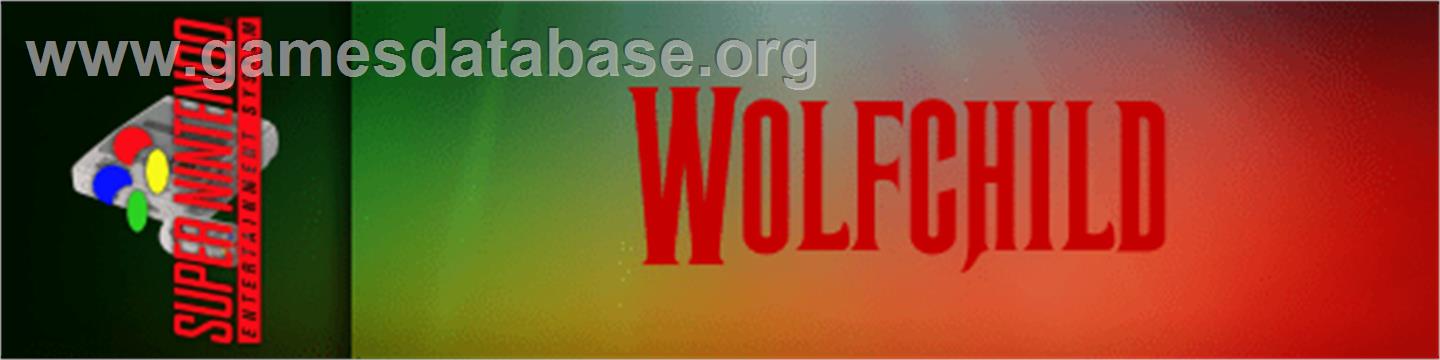 Wolfchild - Nintendo SNES - Artwork - Marquee