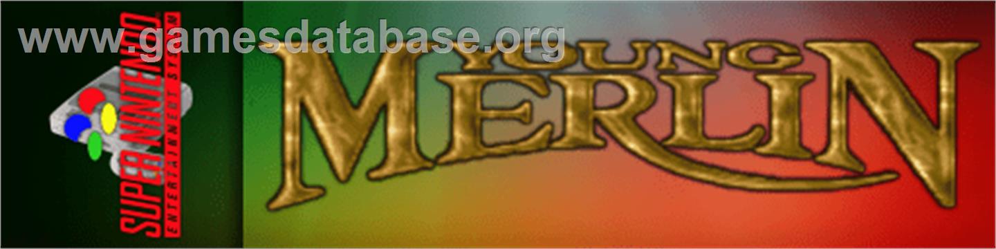 Young Merlin - Nintendo SNES - Artwork - Marquee
