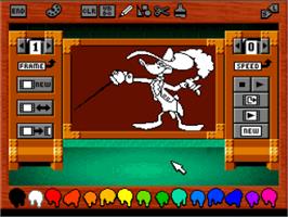In game image of ACME Animation Factory on the Nintendo SNES.