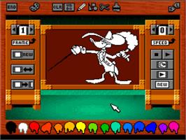 In game image of Acme Animation Factory on the Nintendo SNES.