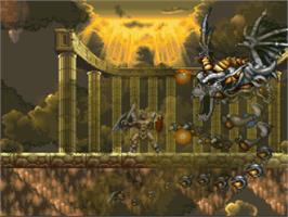 In game image of ActRaiser 2: Chinmoku e no Seisen on the Nintendo SNES.