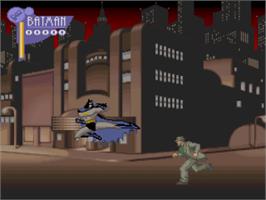 In game image of Adventures Of Batman And Robin, The on the Nintendo SNES.