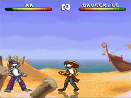 In game image of Animal Buranden: Brutal on the Nintendo SNES.