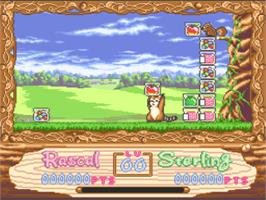 In game image of Araiguma Rascal on the Nintendo SNES.