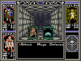 In game image of Arcana on the Nintendo SNES.