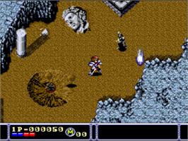 In game image of Arcus Spirits on the Nintendo SNES.