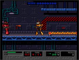 In game image of B.o.b. on the Nintendo SNES.