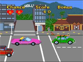 In game image of Barbie - Super Model on the Nintendo SNES.