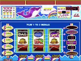 In game image of Big Ichigeki! Pachi-slot Daikouryaku on the Nintendo SNES.