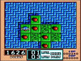 In game image of Bombuzal on the Nintendo SNES.