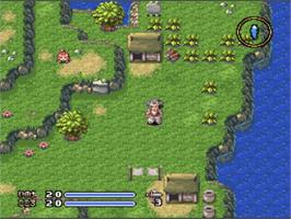 In game image of Bushi Seiryden - Futari No Ysha on the Nintendo SNES.