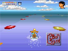In game image of California Games 2 on the Nintendo SNES.