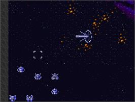In game image of Dai-3-ji Super Robot Taisen on the Nintendo SNES.