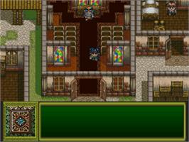 In game image of Dragon Knight 4 on the Nintendo SNES.