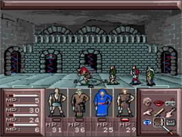 In game image of Drakkhen on the Nintendo SNES.