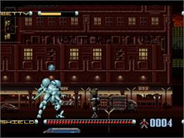 In game image of Genocide 2 on the Nintendo SNES.