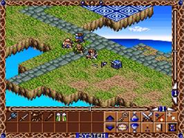 In game image of Hiouden - Mamono-tachi To No Chikai on the Nintendo SNES.