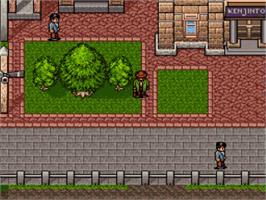 In game image of Ihatovo Monogatari on the Nintendo SNES.
