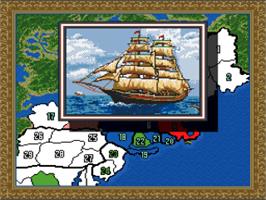 In game image of Liberty or Death on the Nintendo SNES.