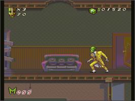 In game image of Mask, The on the Nintendo SNES.