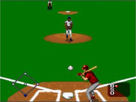 In game image of Mlbpa Baseball on the Nintendo SNES.