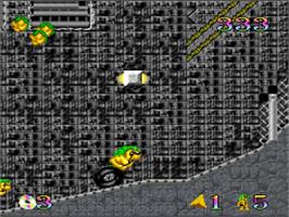 In game image of Mo Hawk & Headphone Jack on the Nintendo SNES.