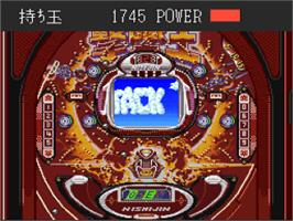 In game image of Nishijin Pachinko Monogatari 2 on the Nintendo SNES.