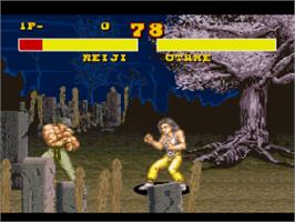 In game image of Power Instinct on the Nintendo SNES.