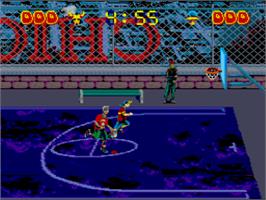 In game image of Rapjam - Volume One on the Nintendo SNES.