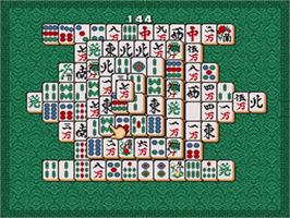 In game image of Shanghai - Banri No Choujou on the Nintendo SNES.