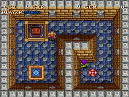 In game image of Soul Blazer on the Nintendo SNES.