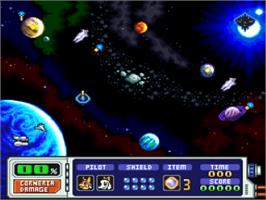 In game image of Star Fox 2 on the Nintendo SNES.