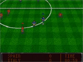 In game image of Striker on the Nintendo SNES.