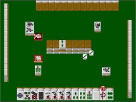 In game image of Super Double Yakuman on the Nintendo SNES.