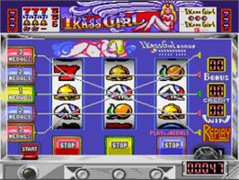 In game image of Super Pachi-slot Mahjong on the Nintendo SNES.