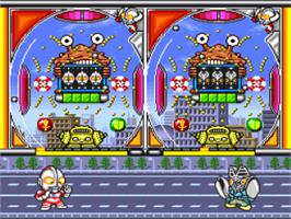 In game image of Super Pachinko Taisen on the Nintendo SNES.