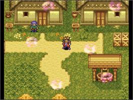 In game image of Terranigma on the Nintendo SNES.