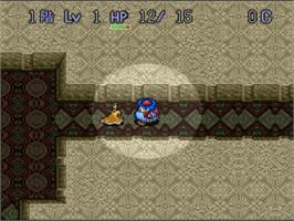 In game image of Torneko No Daibouken - Fushigi No Dungeon on the Nintendo SNES.