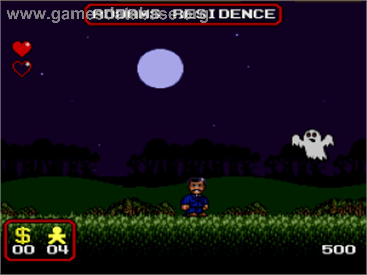 Addams Family, The - Nintendo SNES - Artwork - In Game