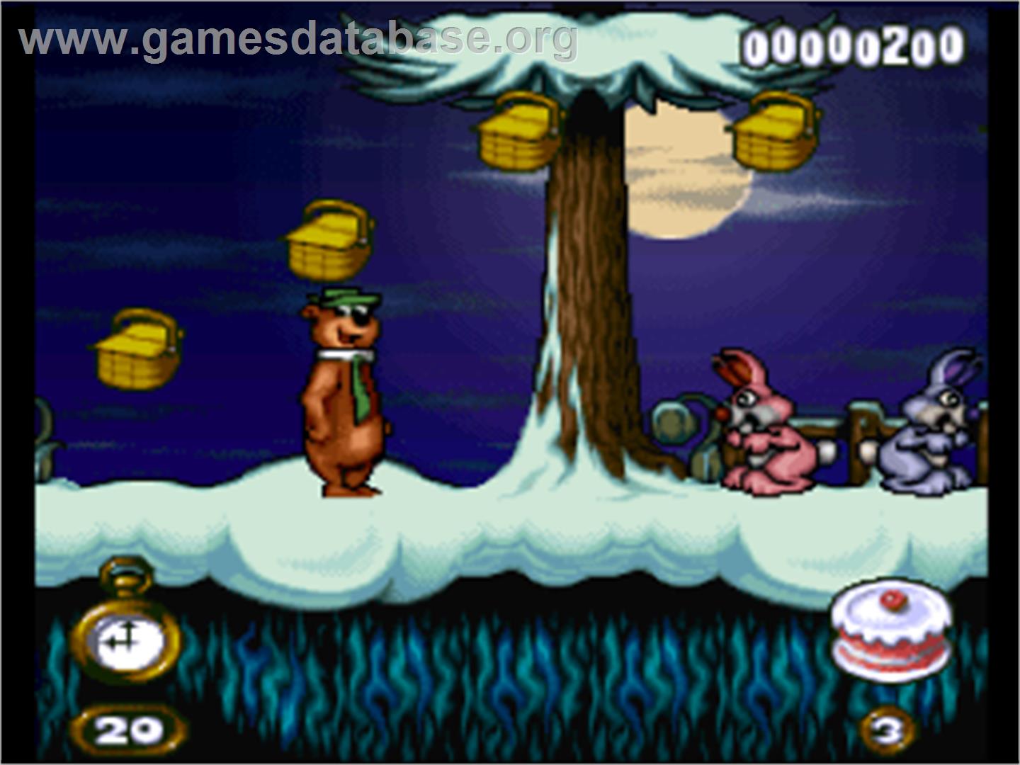 Adventures of Yogi Bear - Nintendo SNES - Artwork - In Game