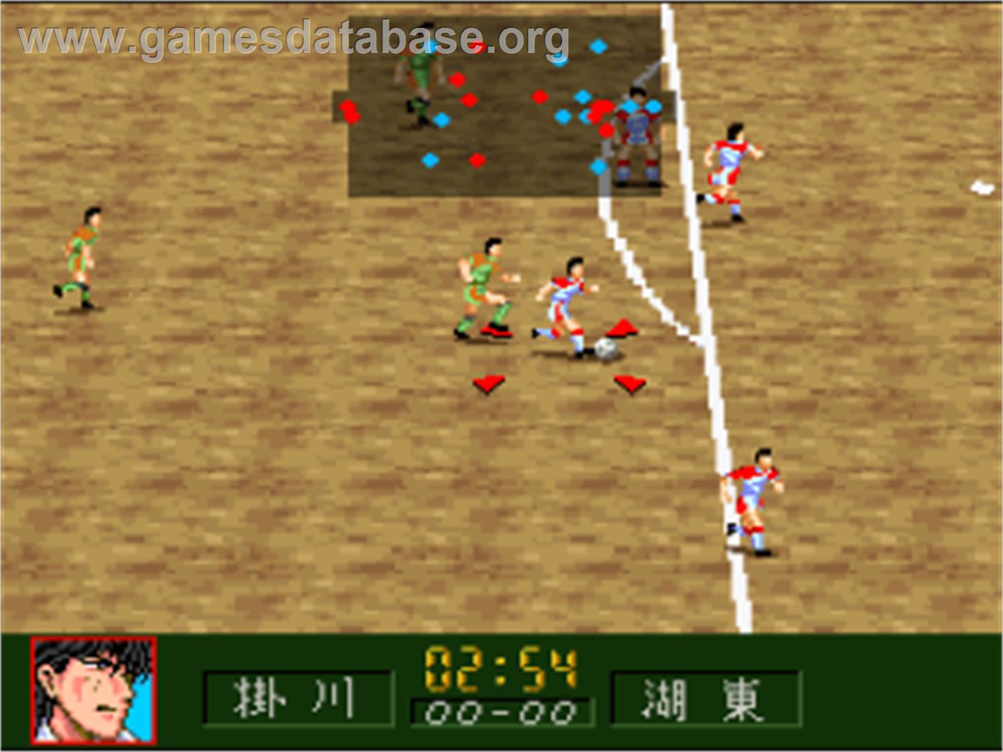 Aoki Densetsu Shoot! - Nintendo SNES - Artwork - In Game
