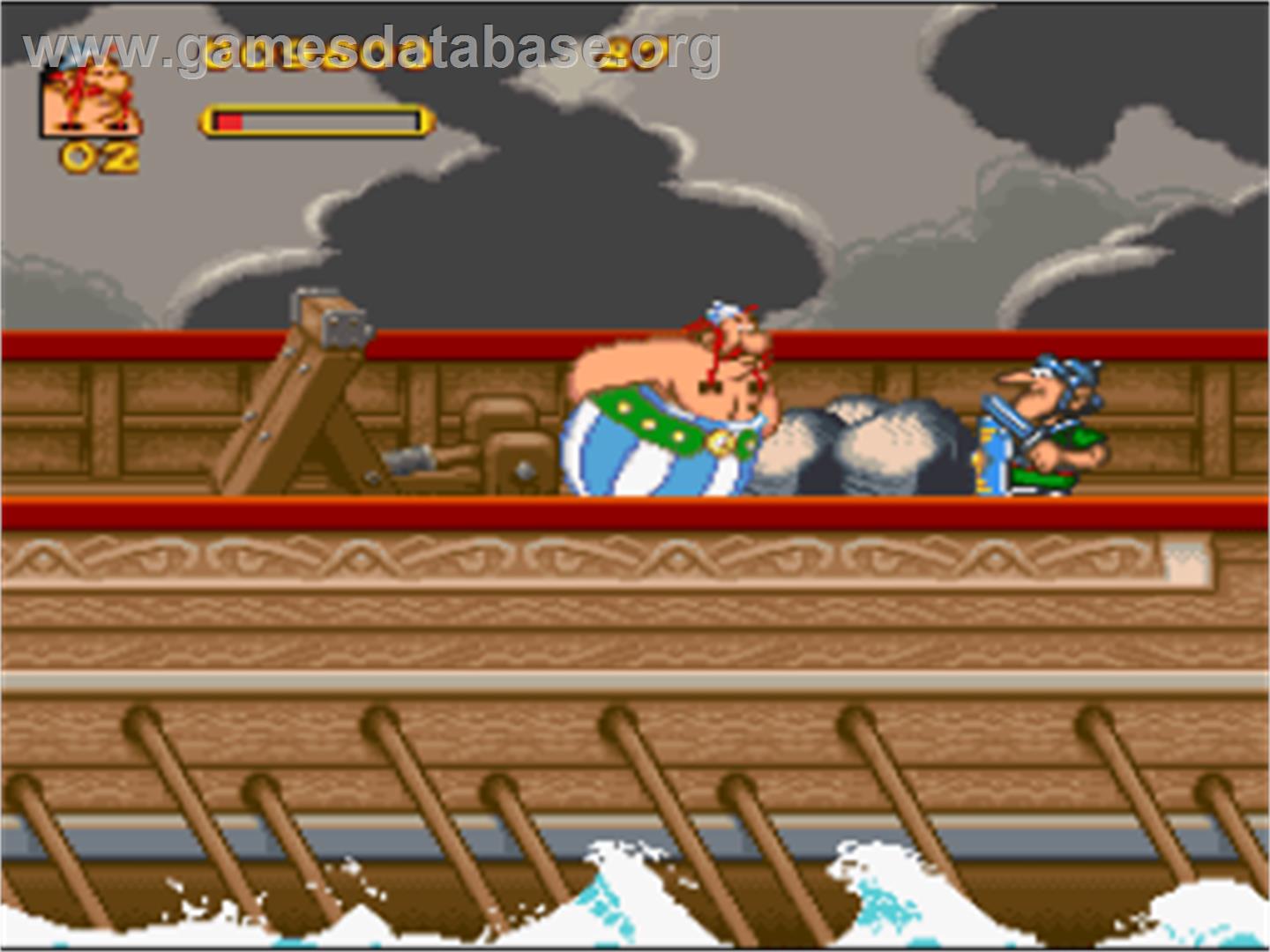 Asterix and Obelix - Nintendo SNES - Artwork - In Game
