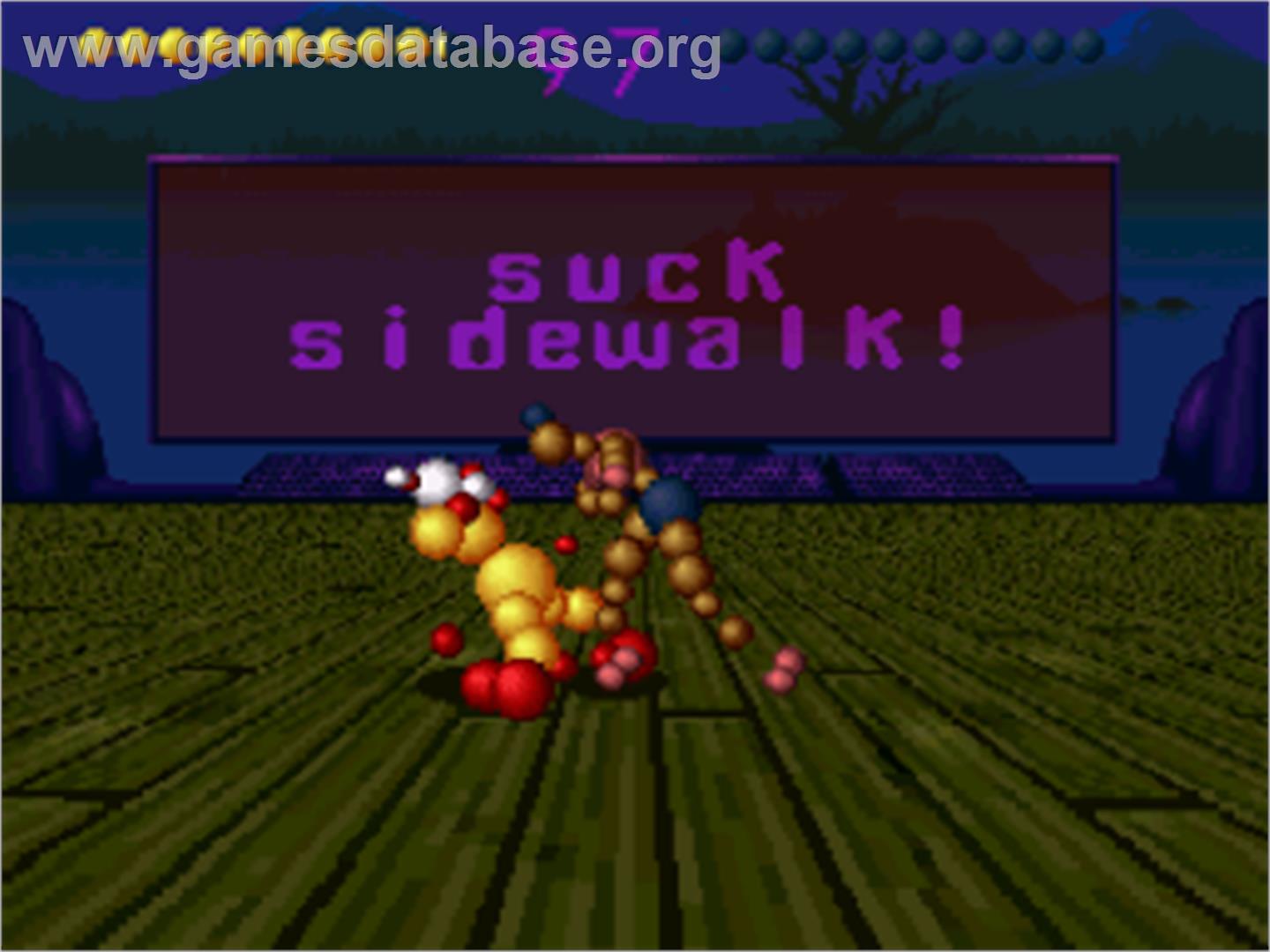 Ballz 3D - Nintendo SNES - Artwork - In Game