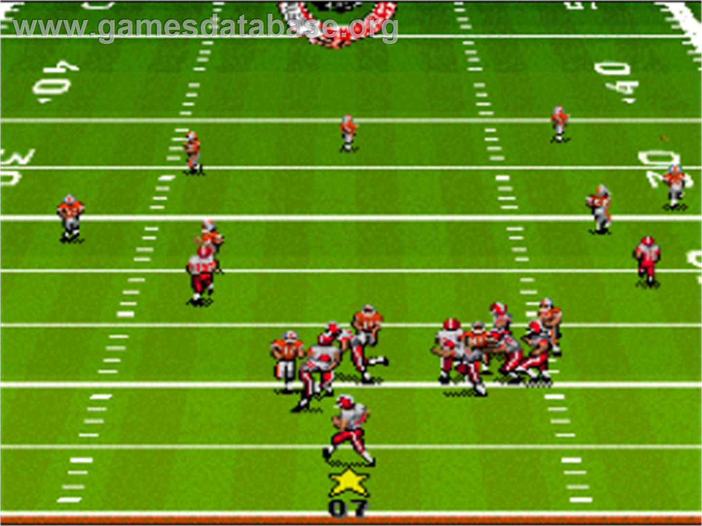 Bill Walsh College Football - Nintendo SNES - Artwork - In Game