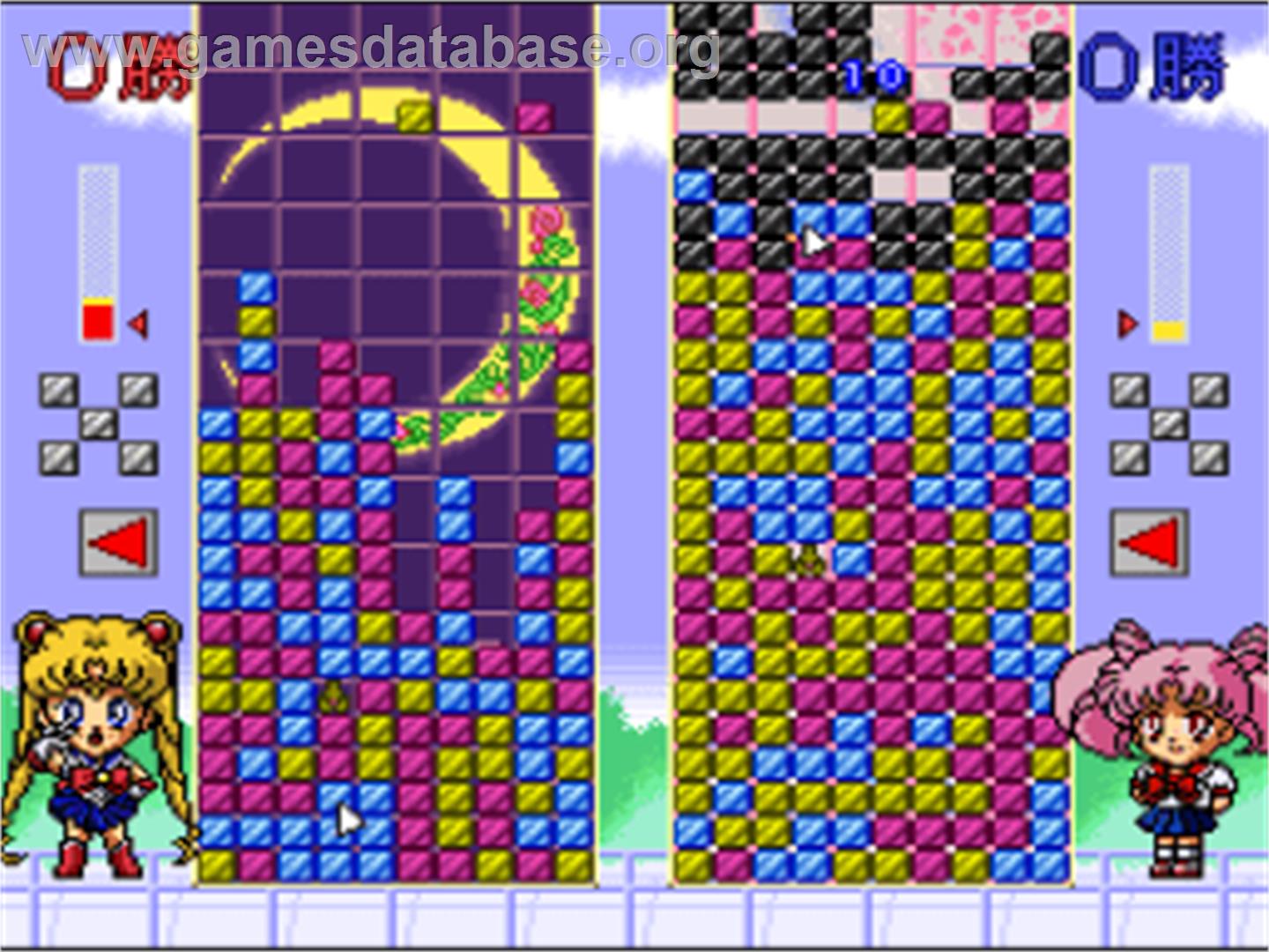 Bishoujo Senshi Sailor Moon S: Kondo wa Puzzle de Oshioki yo - Nintendo SNES - Artwork - In Game