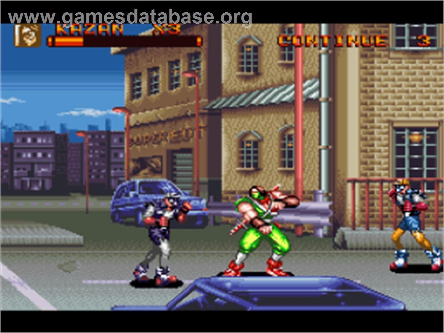 Brawl Brothers: Rival Turf! 2 - Nintendo SNES - Artwork - In Game