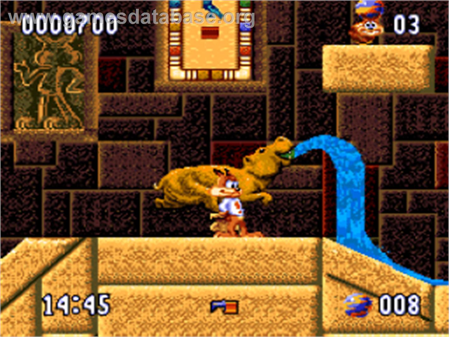 Bubsy 2 - Nintendo SNES - Artwork - In Game