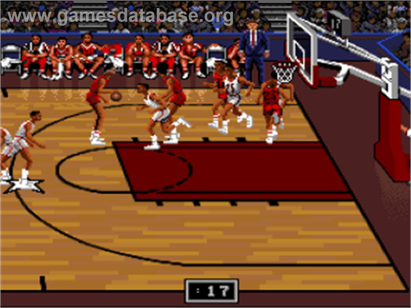 Bulls vs. Blazers and the NBA Playoffs - Nintendo SNES - Artwork - In Game